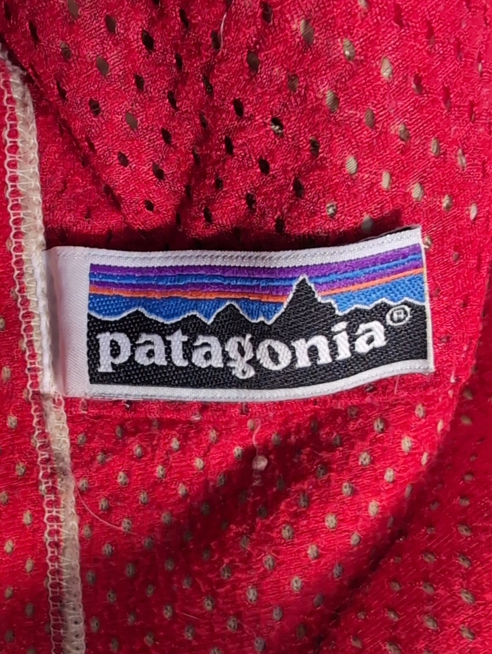 Patagonia Retro-X Deep Pile Sherpa Fleece Jacket In Oatmeal/Red Size 14/XL - Picture 6 of 12